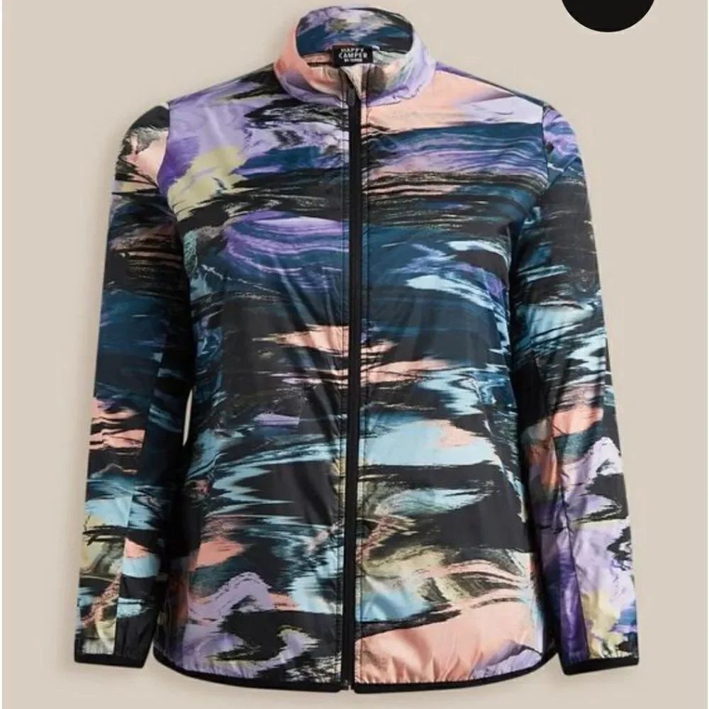 Torrid Happy Camper Polyester Woven Lightweight Active Jacket